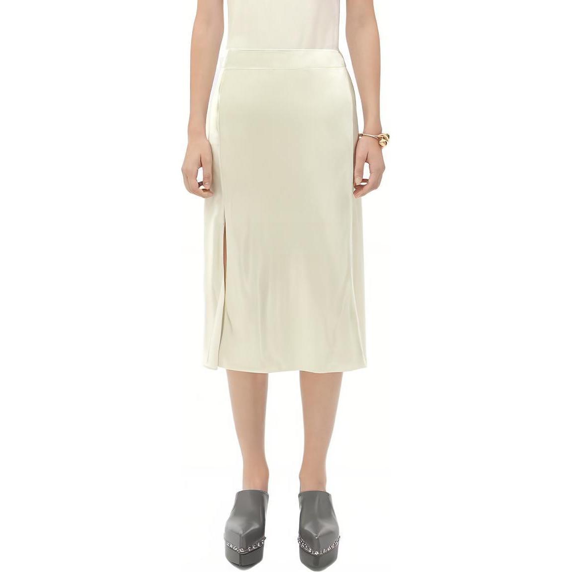 Bottega Veneta Fluid Satin Skirt