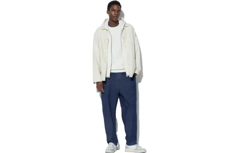UNIQLO Casual Pants Men's Dark Blue