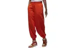 Jordan Sport Knitted Sweatpants Women's Orange Moderate Cuffed Pants