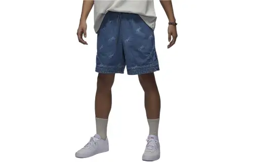 Jordan Men's Denim Shorts Blue Grey