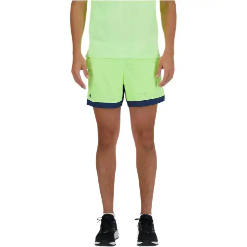 New Balance Tournament Mesh Short Sports Shorts Men's Bleach Lime