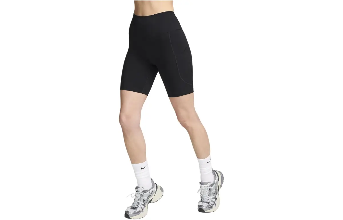 Nike One Women's High-Waisted 8" Biker Shorts with Pockets