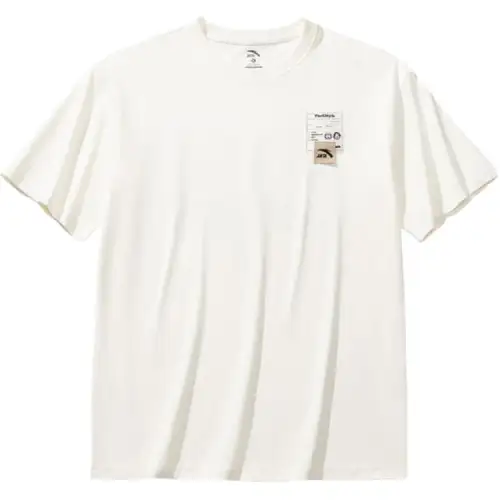Anta x ZOLA, Life Collection T Shirt Men's Ivory White