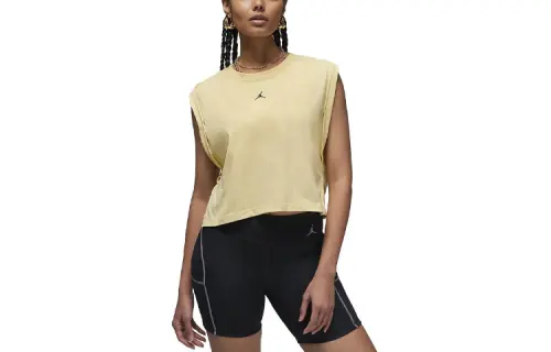 Jordan Tank Tops Women's Lemon Straight Fit