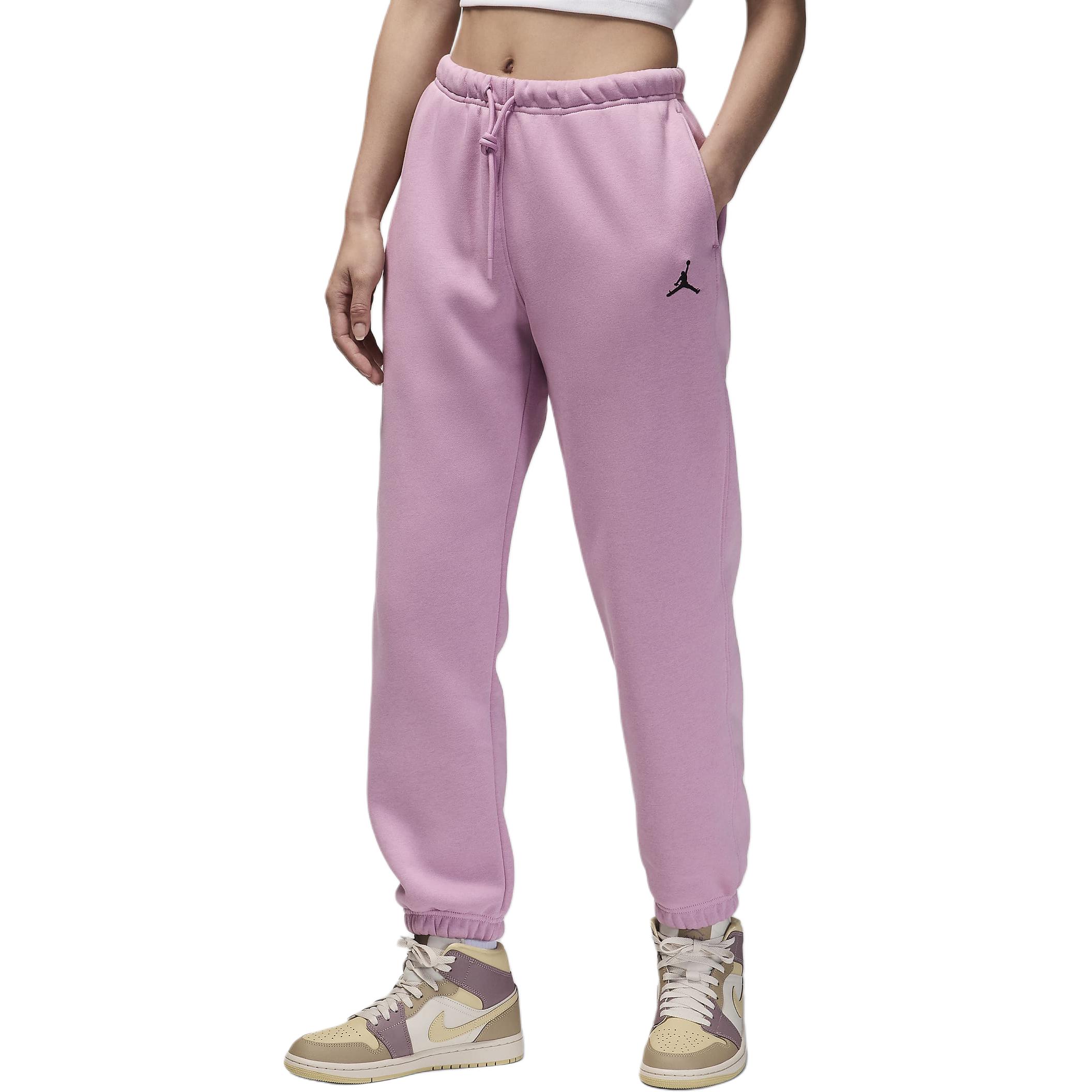 Jordan Brooklyn Knitted Sweatpants Women's Orchid Color/Black