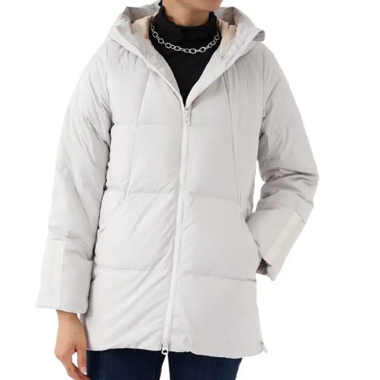 FILA Down Jackets Women's White Hooded