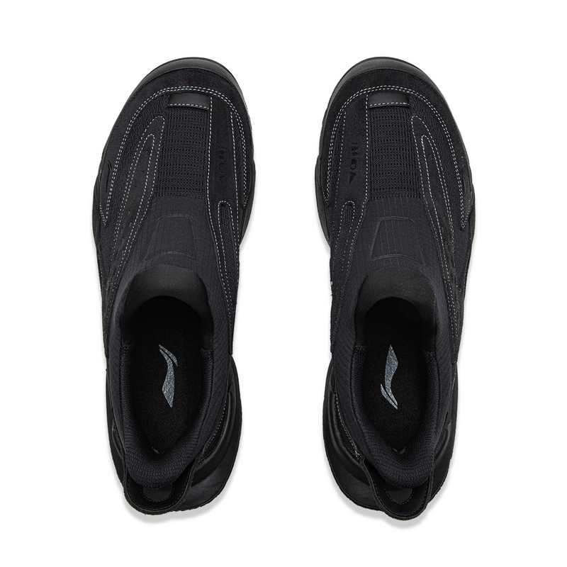 Li Ning Outdoor CF Tracing Cushioning Rebound Low top Outdoor Shoes Unisex Black