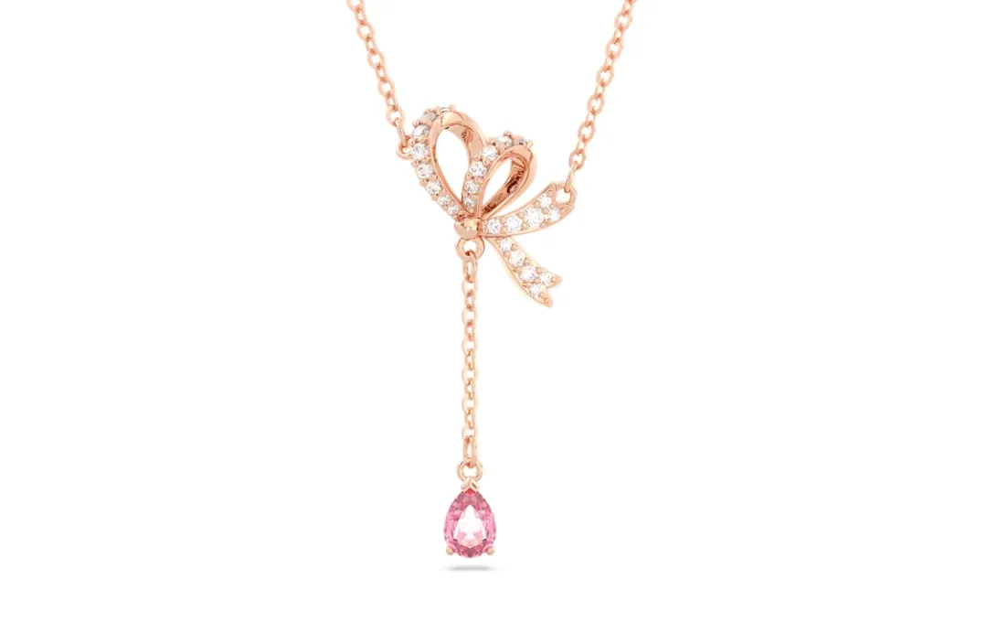 【Previous Season】Hyperbola Y bow pendant necklace