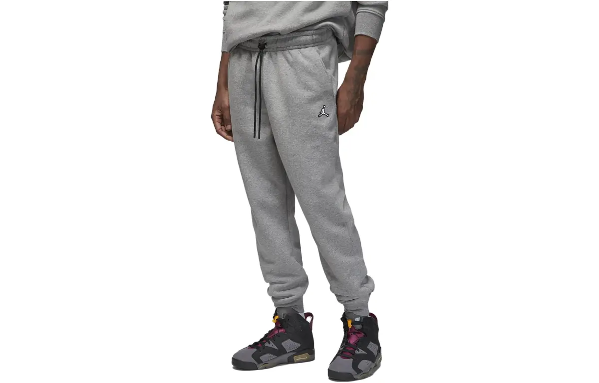 Jordan Knitted Sweatpants Men's Gray