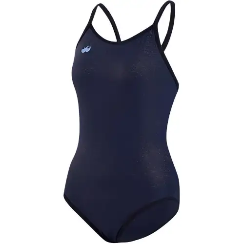 Li Ning One piece Swimsuit Women's Blue Crystal