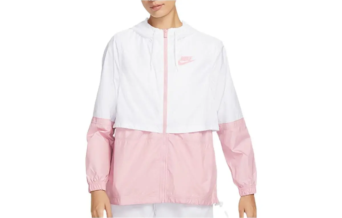 Nike Jackets Women's Pink White Hooded Thin Other