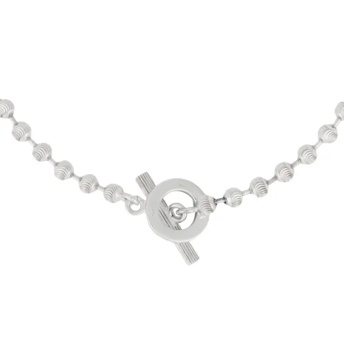 GUCCI Interlocking 925 Sterling Silver Necklaces Women's
