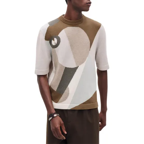 HERMES Cashmere Sweater Men's Brown