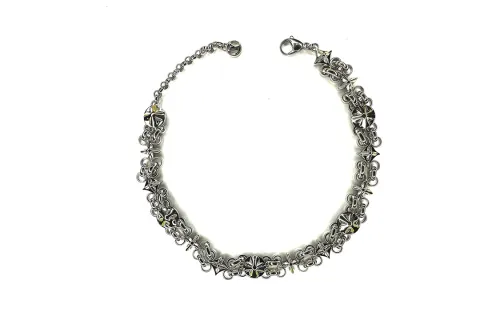 LOUIS VUITTON Refined Niche Design Necklaces Unisex Silver