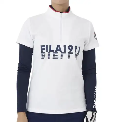 FILA Shirt Matching Set Women's White