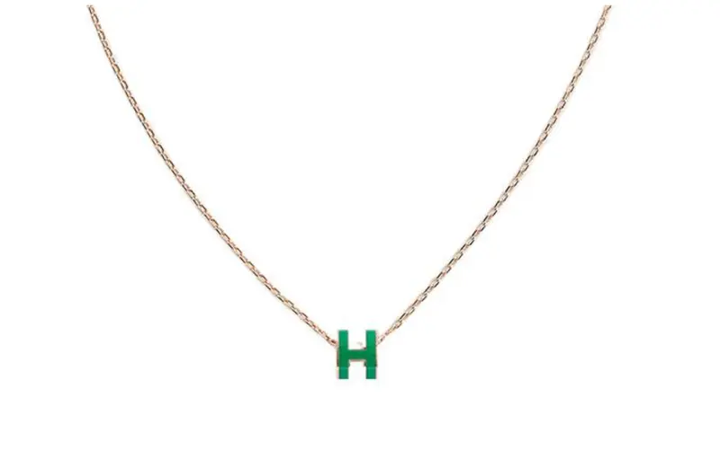 HERMES POP H Metal Necklaces Women's