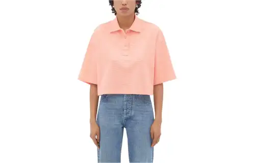 Bottega Veneta Polo Shirt Women's Pink