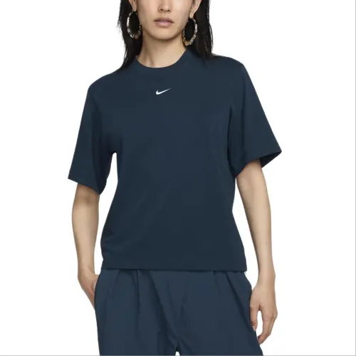 Nike Sportswear Essentials T Shirt Women's Marine Blue