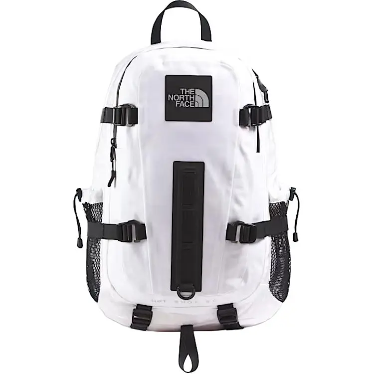 THE NORTH FACE 27.5L Backpack Outdoor Bag Nylon White Black Unisex