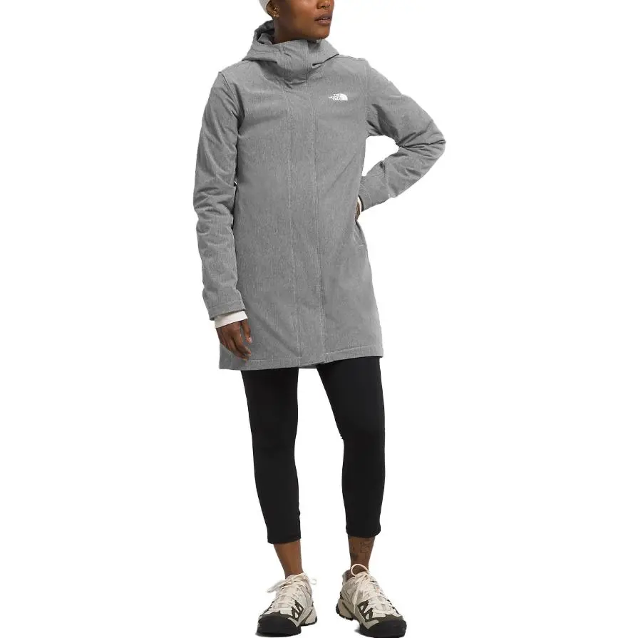 THE NORTH FACE Coats Women's Gray Hooded Moderate