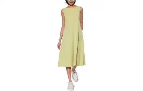 UNIQLO Sleeveless Dress Women's Light Green