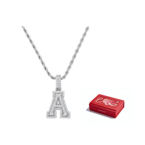 COLIMIDA Alloy Titanium Steel Necklaces Unisex Silver