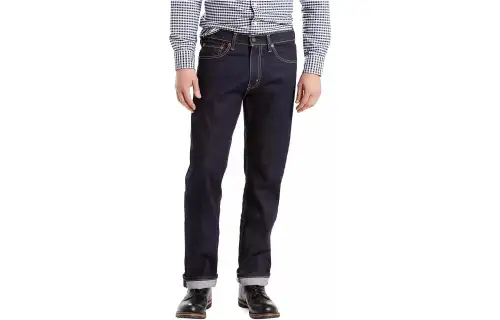Levis Jeans Men's Dark Blue Moderate Straight Fit Pants