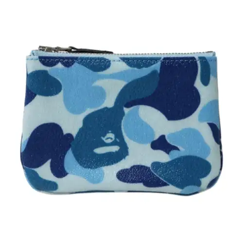 A BATHING APE Bape Cotton Wallet Small Unisex Multicolor