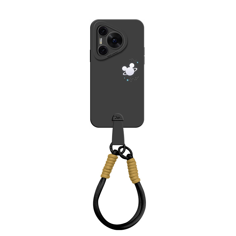 Disney Disney, huawei, silicone handheld bracelet, fashionable strap, creative shoulder bag, compatible fresh trend phone case, material, high-quality style, simple and elegant design, 70/, 60/50/