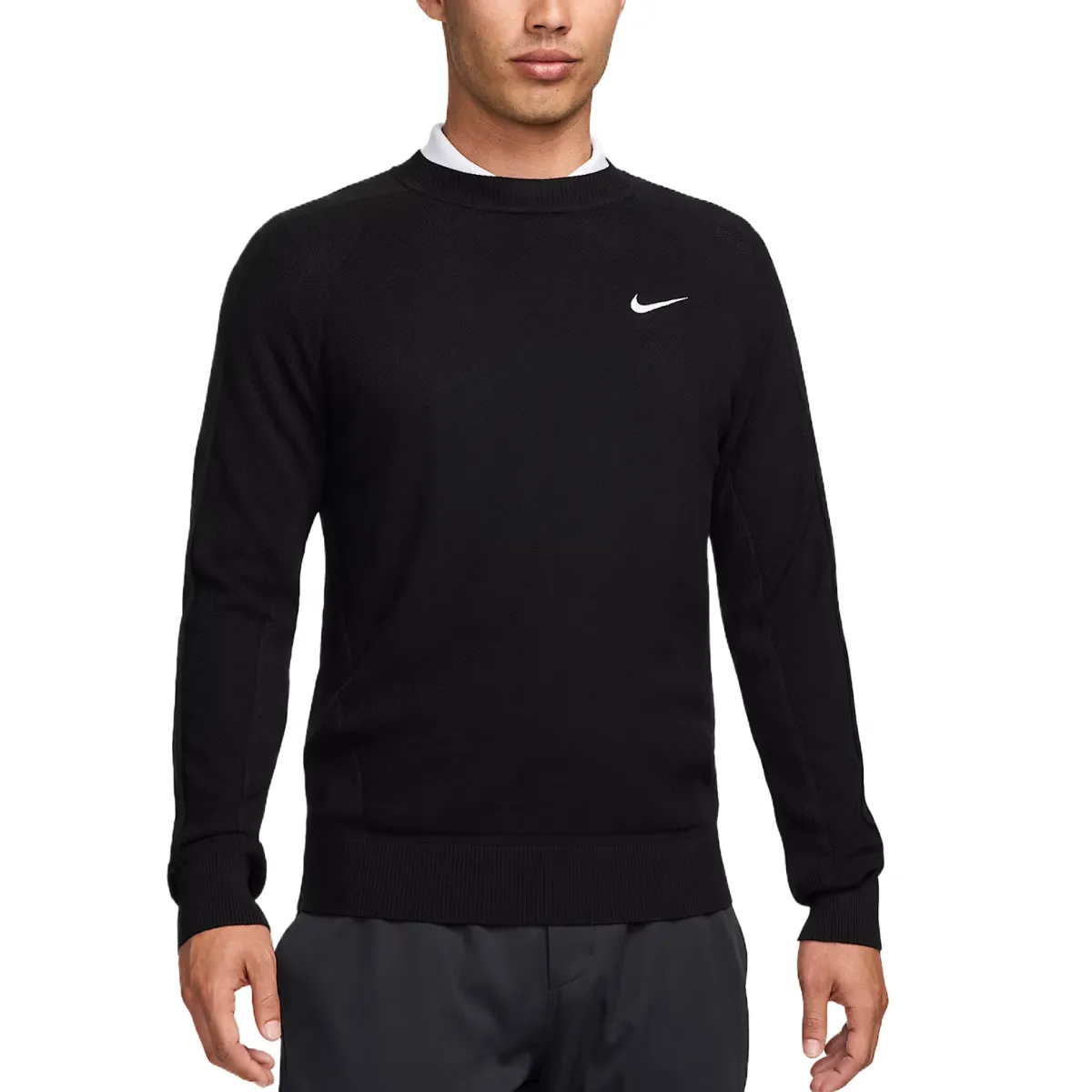 Nike Sweaters Men's Black Crew Neck Moderate