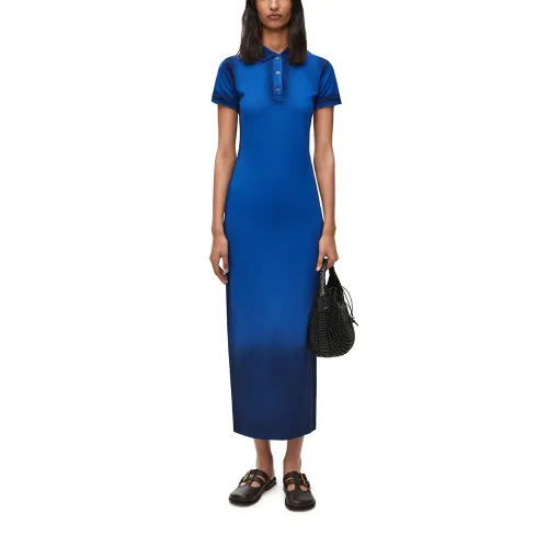 LOEWE Polo Dress 'Greek Blue'
