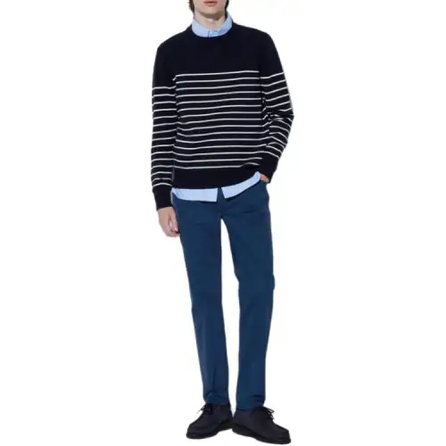 UNIQLO Casual Pants Unisex Sea Blue