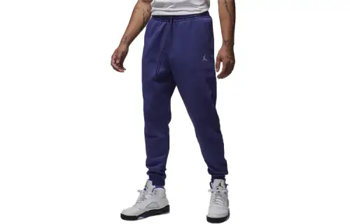 Jordan Knitted Sweatpants Men's Purple Moderate Cuffed Pants