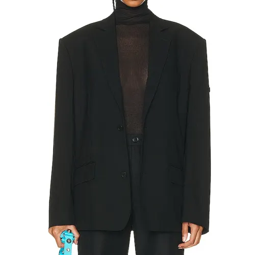 Balenciaga SS23 Business Suit Loose Fit Women's Black