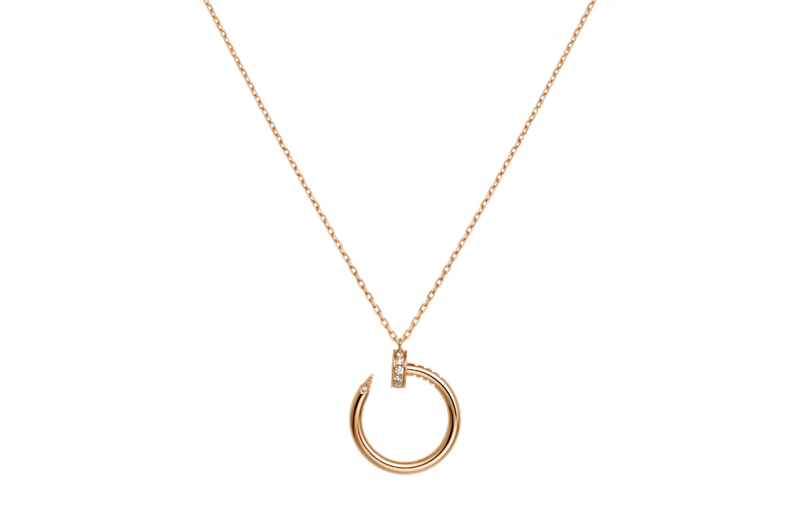 Женское Cartier с кулоном (розовое золото)
