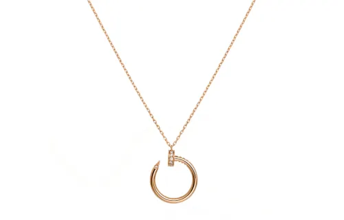 CARTIER Necklaces Women's Rose Gold