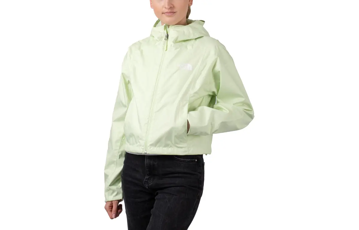 THE NORTH FACE Waterproof And Windproof Windbreaker Jacket Women's Lemon Cream