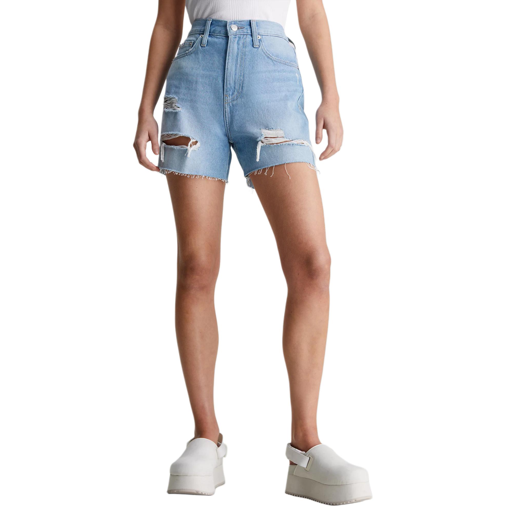Женские штаны CALVIN KLEIN Denim Shorts (голубые)