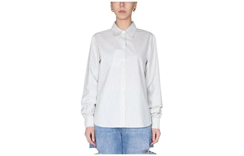 Maison Margiela Stripes Shirt Women's Light Umber