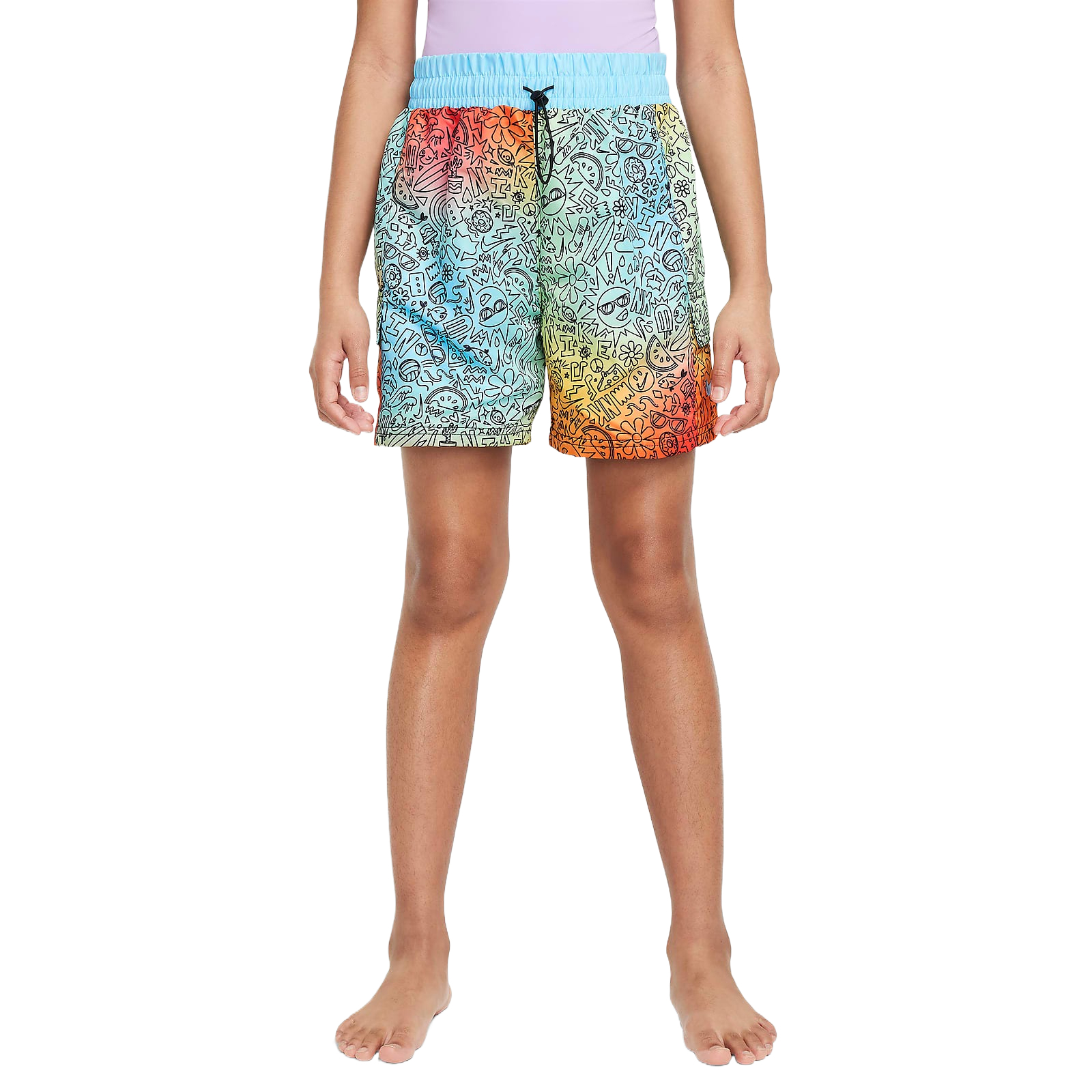Детские шорты Nike Nike Swim Doodle (голубые)