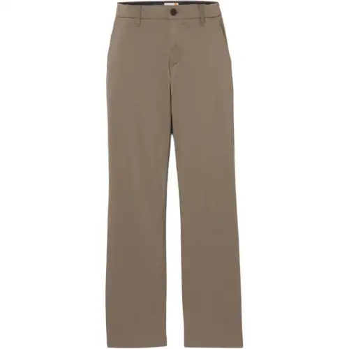 Timberland Casual Pants Men's Brown Moderate Straight Fit Pants