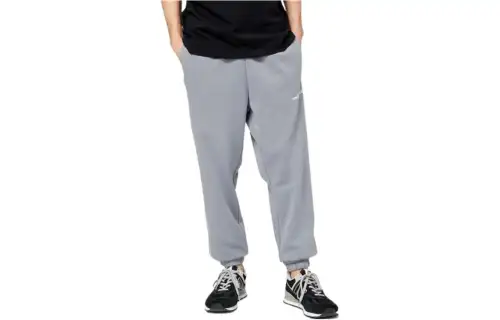 New Balance Knitted Sweatpants Men's Gray Moderate Cuffed Pants