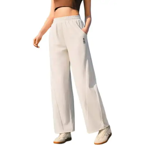 Anta Sports Life Collection Knitted Sweatpants Women's Warm Jade White