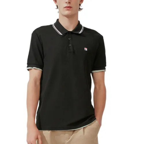 FILA Polo Shirt Men's Jet Black