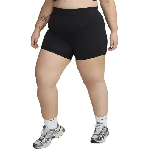 Nike One Women's High-Waisted 5' Biker Shorts Plus Size