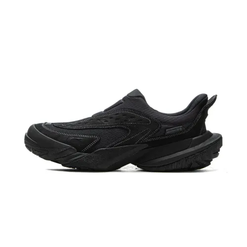Li Ning Outdoor CF Tracing Cushioning Rebound Low top Outdoor Shoes Unisex Black
