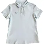 Li Ning Polo Shirts Women's Gray Polo Collar Moderate Straight Fit