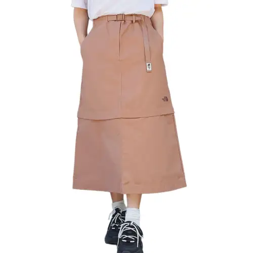 THE NORTH FACE Urban Exploration SS25 Casual Long Skirt Women's Latte Brown