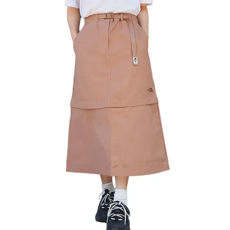 THE NORTH FACE Urban Exploration SS25 Casual Long Skirt Women's Latte Brown