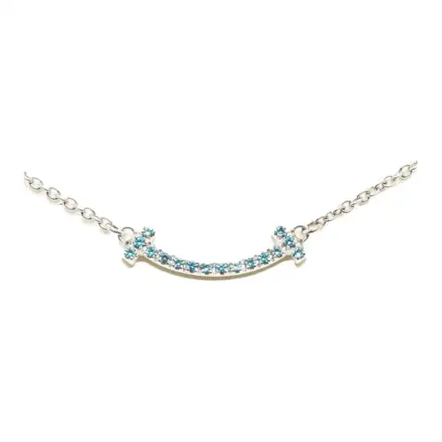 TIFFANY & CO. Pre-Owned 2010-2023 18K Mini T Smile Pendant Necklace